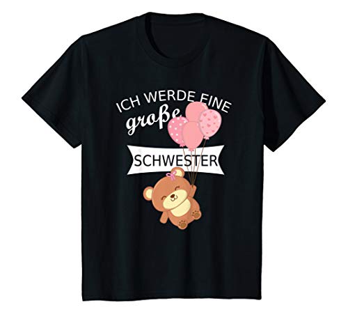 Kinder Ich werde eine große Schwester Bär Schwangerschaft Bruder T-Shirt Kinder Ich werde eine große Schwester Bär Schwangerschaft Bruder T-Shirt von Werde große Schwester Shirt & Geschenke