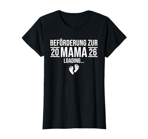 Damen Mama 2026 Loading - Werdende Mutter T-Shirt Damen Mama 2026 Loading - Werdende Mutter T-Shirt von Werdende Eltern 2026 Schwangerschaft verkünden