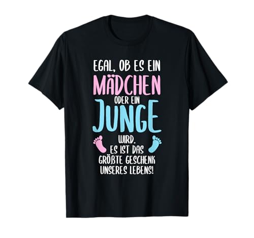 Geburt Geschlecht Baby Schwanger Spruch Familienglück T-Shirt Geburt Geschlecht Baby Schwanger Spruch Familienglück T-Shirt von Werdende Eltern Geschenke zur Schwangerschaft