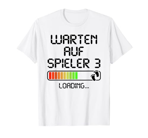 Zukünftiger Vater Bald Papa Werdende Mutter Mama | Spieler 3 T-Shirt Zukünftiger Vater Bald Papa Werdende Mutter Mama | Spieler 3 T-Shirt von Werdende Eltern Schwangerschaft verkünden Geschenk