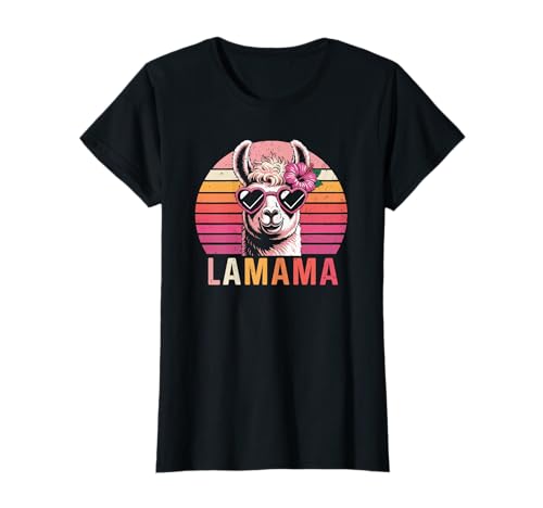 Lamama Mama Lama Pregnancy Mum funny mother's day lama T-Shirt Lamama Mama Lama Pregnancy Mum funny mother's day lama T-Shirt von Werdende Eltern Werdende Mama Schwanger