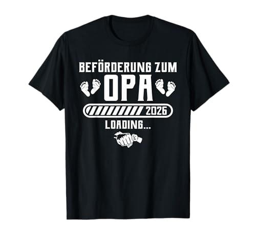 Herren Opa 2026 Schwangerschaftsverkündung Großvater T-Shirt Herren Opa 2026 Schwangerschaftsverkündung Großvater T-Shirt von Werdende Großeltern 2026 Schwangerschaft verkünden