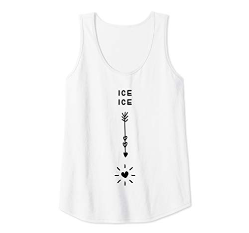 Damen Ice Ice was Baby Verkündung Schwangerschaft werden Mutter Tank Top von Werdende Mütter Geschenk-Ideen