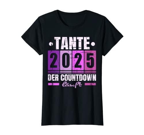 Damen Tante 2025 Schwangerschaft Verkünden Werdende Tante 2025 T-Shirt Damen Tante 2025 Schwangerschaft Verkünden Werdende Tante 2025 T-Shirt von Werdende Tante Geschenke Shop