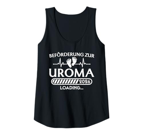 Damen Beförderung zur Uroma 2026 Loading - Urgroßmutter Tank Top von Werdende Urgroßeltern 2026 Schwangerschaft