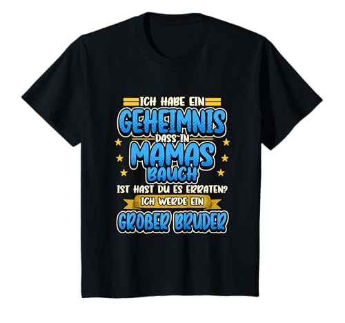 Großer Bruder Mama Bauch Schwanger Lustig Spruch Geschenk T-Shirt Großer Bruder Mama Bauch Schwanger Lustig Spruch Geschenk T-Shirt von Werdender Großer Bruder Geschwister Baby Sprüche