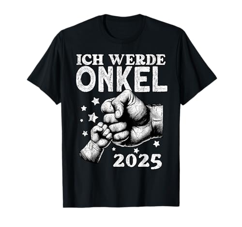 Ich werde Onkel 2025 Baby Ankündigung Onkel 2025 T-Shirt Ich werde Onkel 2025 Baby Ankündigung Onkel 2025 T-Shirt von Werdender Onkel 2025 Spruch Outfit