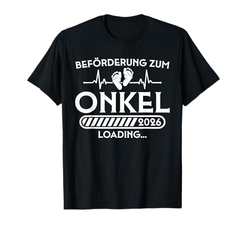 Herren Beförderung zum Onkel 2026 Loading T-Shirt Herren Beförderung zum Onkel 2026 Loading T-Shirt von Werdender Onkel 2026 Schwangerschaft verkünden