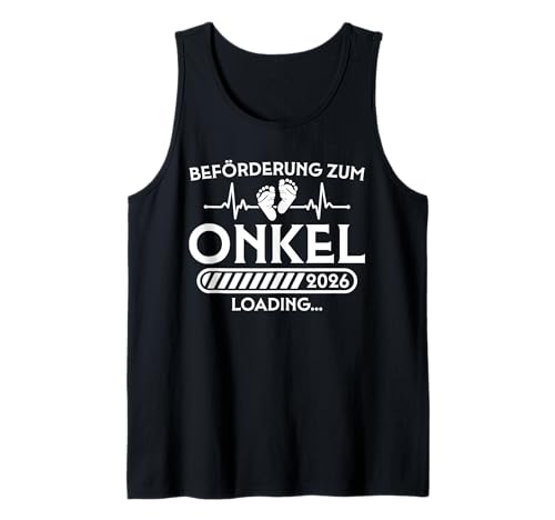 Herren Beförderung zum Onkel 2026 Loading Tank Top Herren Beförderung zum Onkel 2026 Loading Tank Top von Werdender Onkel 2026 Schwangerschaft verkünden