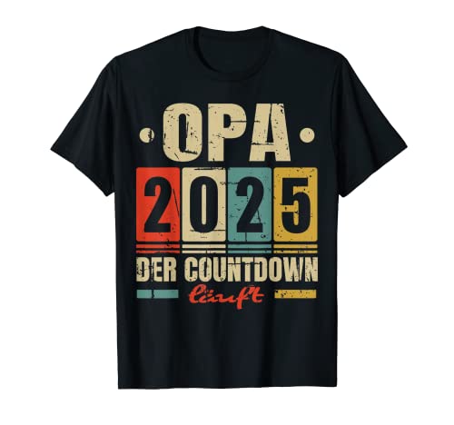 Herren Opa 2025 Schwangerschaft Verkünden - Werdender Opa 2025 T-Shirt Herren Opa 2025 Schwangerschaft Verkünden - Werdender Opa 2025 T-Shirt von Werdender Opa Geschenke Shop Schwangerschaft