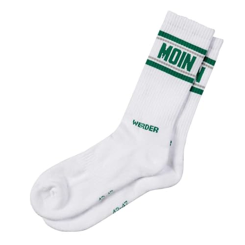 Werder Bremen Moin Socks Socken (as3, numeric, numeric_39, numeric_42, regular, regular, weiss) von Werder Bremen