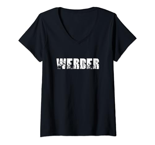 Damen Werder T-Shirt mit V-Ausschnitt Damen Werder T-Shirt mit V-Ausschnitt von Werder Fans