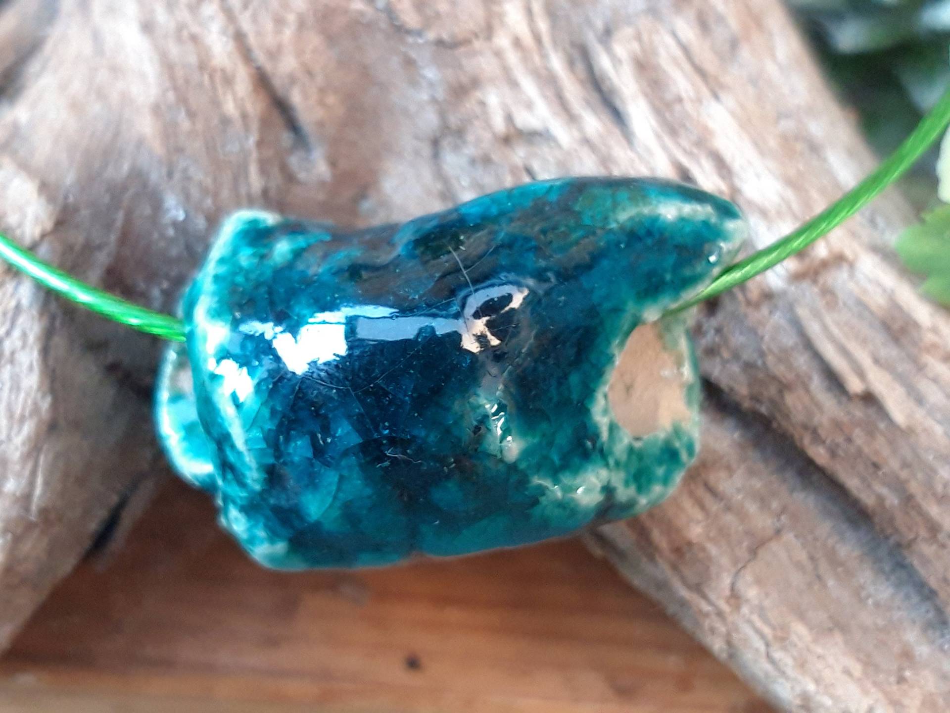 Halsreif Mit Anhänger Collier Talisman Geschmeide Bijouterie Geschenk Unikat Art Handmade Keramik, Valentinstagsgeschenk Halsreif Mit Anhänger Collier Talisman Geschmeide Bijouterie Geschenk Unikat Art Handmade Keramik, Valentinstagsgeschenk von Werderkeramik