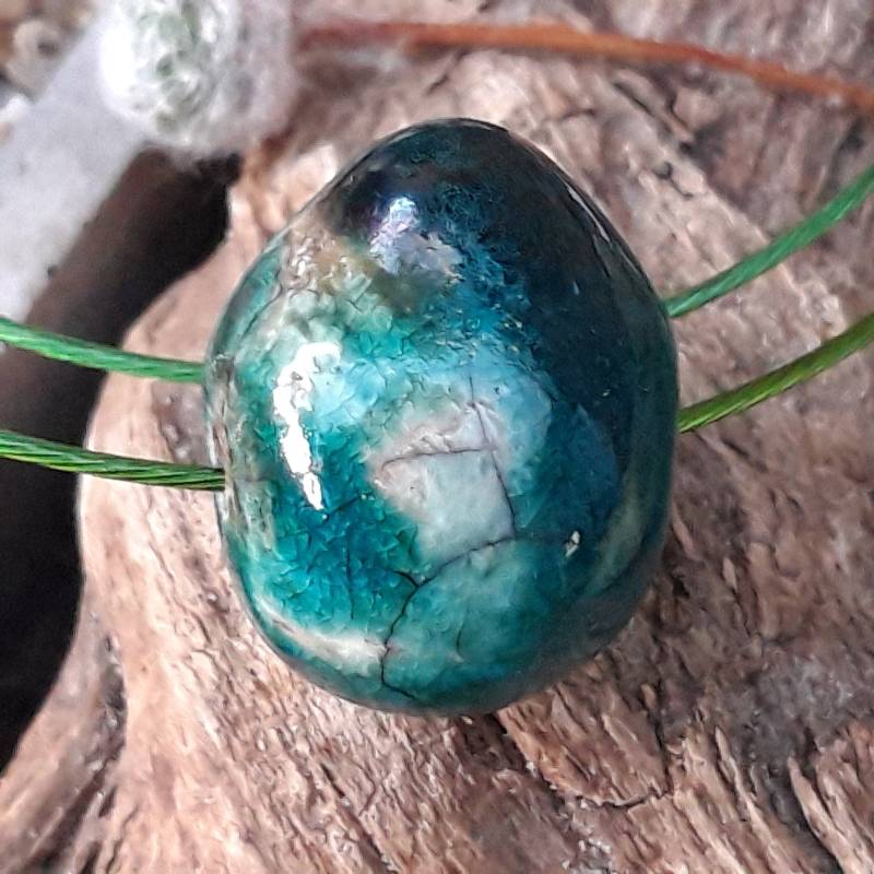 Halsreif Mit Anhänger Collier Talisman Geschmeide Bijouterie Geschenk Unikat Art Handmade Keramik, Valentinstagsgeschenk Halsreif Mit Anhänger Collier Talisman Geschmeide Bijouterie Geschenk Unikat Art Handmade Keramik, Valentinstagsgeschenk von Werderkeramik