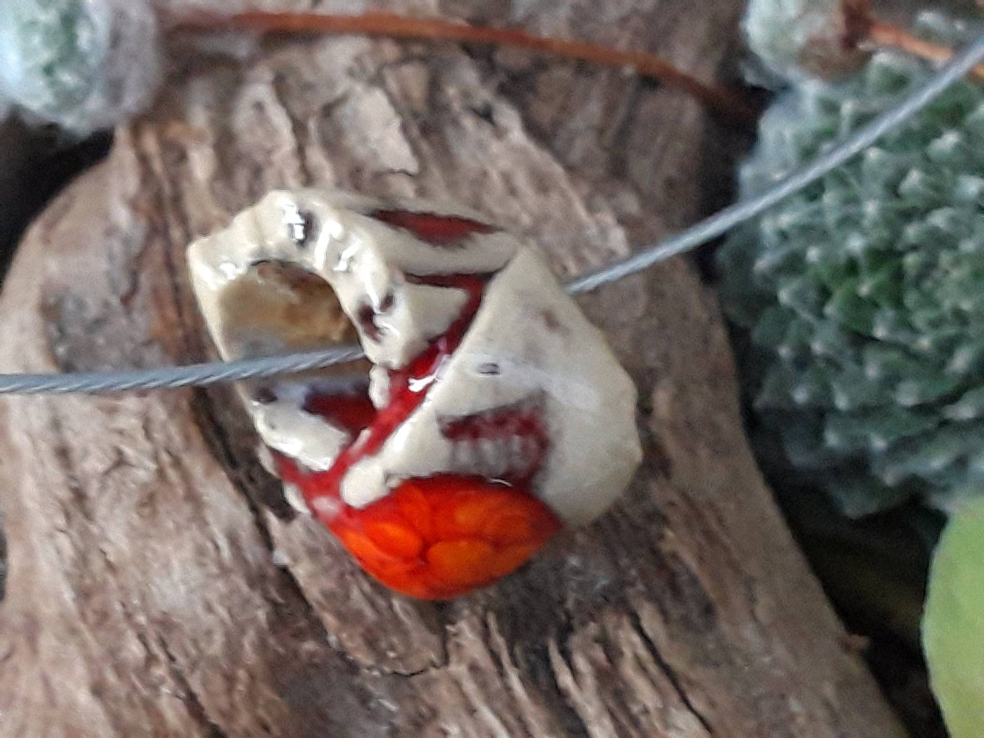 Halsreif Mit Anhänger Collier Talisman Geschmeide Bijouterie Geschenk Unikat Art Handmade Keramik, Valentinstagsgeschenk Halsreif Mit Anhänger Collier Talisman Geschmeide Bijouterie Geschenk Unikat Art Handmade Keramik, Valentinstagsgeschenk von Werderkeramik