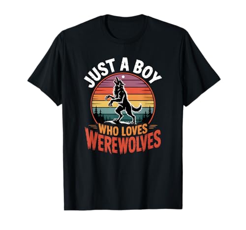 Jungen Werwolf T-Shirt Jungen Werwolf T-Shirt von Werewolf Shirts & Gifts for Boys