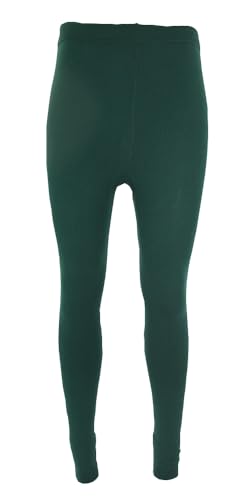WERI Teens und Ladys Leggings weich toll (DE/NL/SE/PL, Numerisch, 48, 54, Regular, Regular, Dunkelgrün) von Weri Spezials
