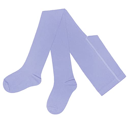 Weri Spezials Baby und Kinder Strumpfhose für Mädchen Baumwolle Uni Glatte (98-104, Iris) von Weri Spezials