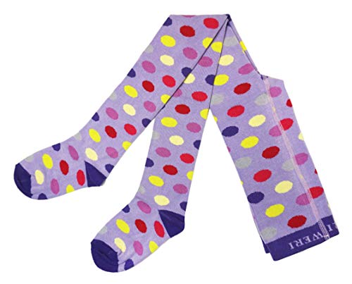 Weri Spezials Baby und Kinder Strumpfhose für Mädchen - Gute Laune verschiedene Designs (152-164, Flieder Konfetti) von Weri Spezials