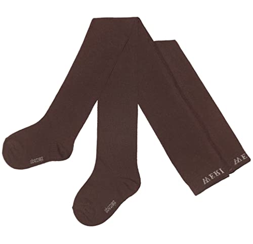 Weri Spezials Baby- und Kinderstrumpfhose für Jungen und Mädchen Uni Glatt in verschiedenen modernen Farben. (86-92, Haselnuß) von Weri Spezials