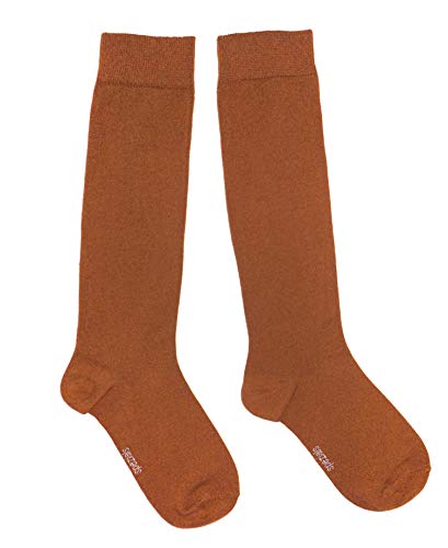 Weri Spezials Damen Kniestrümpfe in hochmodischen Farben - Gute Passform und weiche Baumwolle. (39-42, Ocker) von Weri Spezials