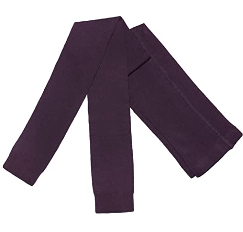 Weri Spezials Damen Leggings- Baumwolle - Warm und Modisch - in verschiedenen Muster- und Farbvariationen. (38-40, Aubergine) von Weri Spezials