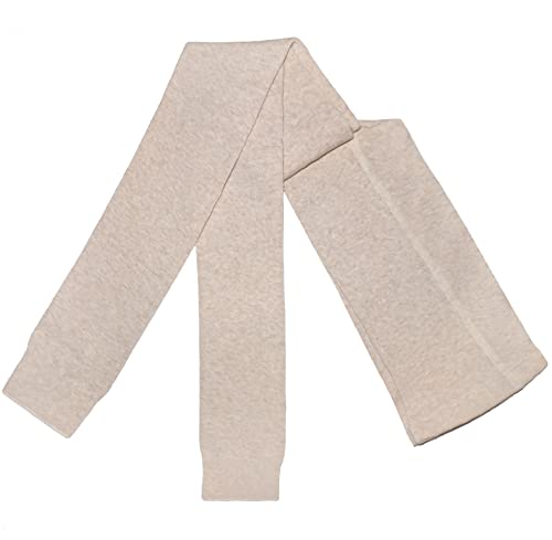 Weri Spezials Damen Leggings Baumwolle - Warm und Modisch - in verschiedenen Muster- und Farbvariationen. (38-40, Beige meliert) von Weri Spezials