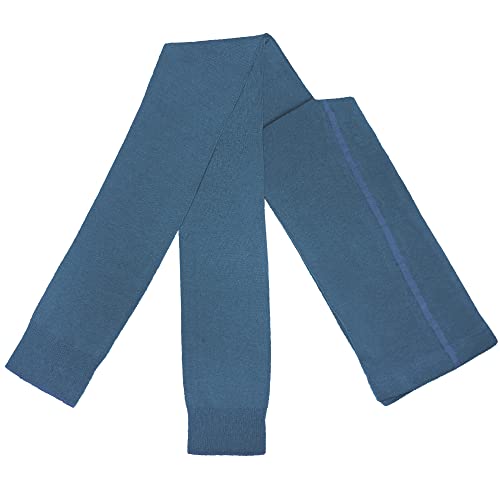 Weri Spezials Damen Leggings Baumwolle - Warm und Modisch - in verschiedenen Muster- und Farbvariationen. (38-40, Blaugrau) von Weri Spezials