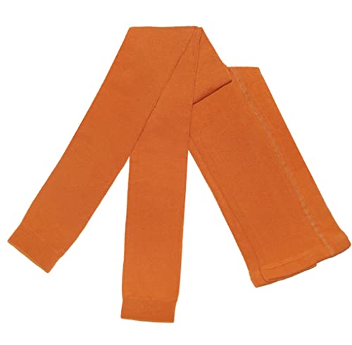 Weri Spezials Damen Leggings Baumwolle - Warm und Modisch - in verschiedenen Muster- und Farbvariationen. (38-40, Papaya) von Weri Spezials