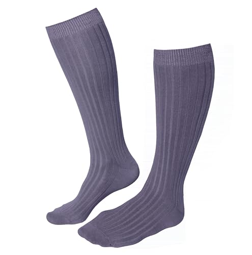 Weri Spezials Damen Rippe Kniestrümpfe aus Baumwolle Softbund Überknie Damenstrümpfe, Lang Damensocken (DE/NL/SE/PL, Numerisch, 35, 38, Regular, Regular, Wachtel) von Weri Spezials