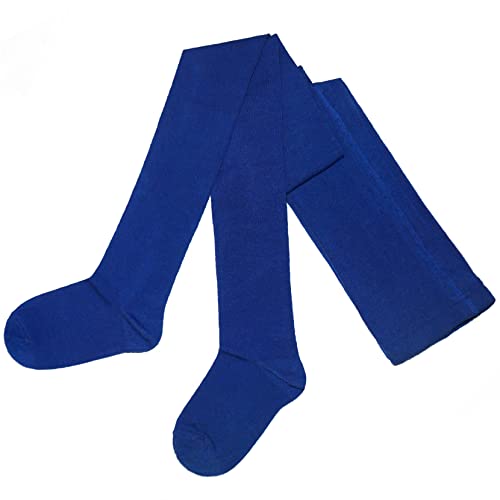 Weri Spezials Damenstrumpfhose Blickdicht Baumwolle in mehreren Farben-modisch und klassisch. (36-38, Enzian) von Weri Spezials
