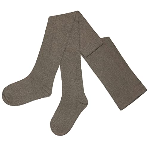 Weri Spezials Damenstrumpfhose Blickdicht Baumwolle in mehreren Farben und Grössen auch in Übergrössen für starke Frauen - modisch und lässig bleiben auch bei Regen und Kälte!. (48-50, Rinde meliert) von Weri Spezials