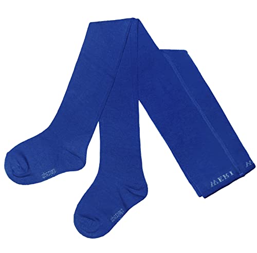 Weri Spezials Feingestrickte Baby und Kinder Strumpfhose Baumwolle Uni Glatte (110-116, Royalblau SW) von Weri Spezials