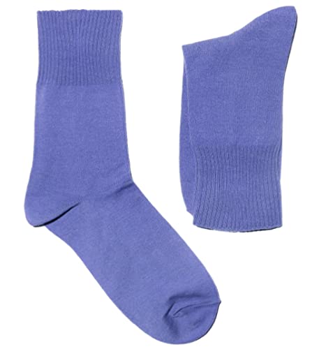 Weri Spezials Herren Gesundheits Socken Baumwolle Diabetiker mit dem weichen Rand ohne Gummi (43-46, Baja blue) von Weri Spezials