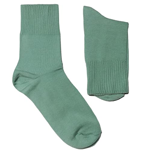 Weri Spezials Herren Gesundheits Socken Baumwolle Diabetiker mit dem weichen Rand ohne Gummi (43-46, Gecko) von Weri Spezials