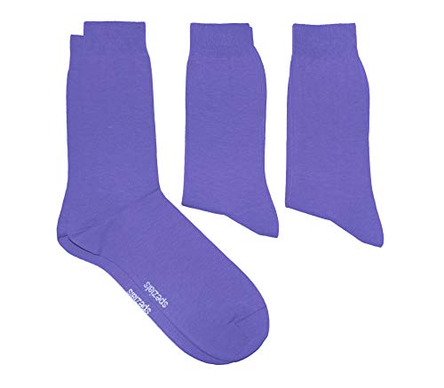 WERI SPEZIALS Herren Socken in 3er Pack - mehrere tolle Farben - mit Komfortbund aus Baumwolle. Für Business und Freizeit. (47-48, Bajablue Uni) von WERI SPEZIALS