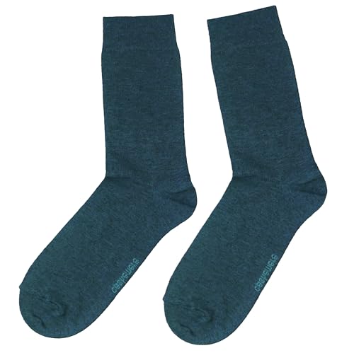 Weri Spezials Herren Wollsocken aus Kaschmir, Angorawolle und Camelwolle, Wertvolle Herrensocken mit dem hohen Wolleanteil. Komfortbund Socken (DE/NL/SE/PL, Numerisch, 43, 46, Regular,Merino Petrol) von Weri Spezials
