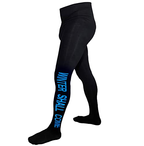 Weri Spezials Herrenstrumpfhose Baumwolle mit Eingrif in mehreren tollen Farben und Farbvariationen. (58-60, Schwarz-Kornblau Winter) von Weri Spezials