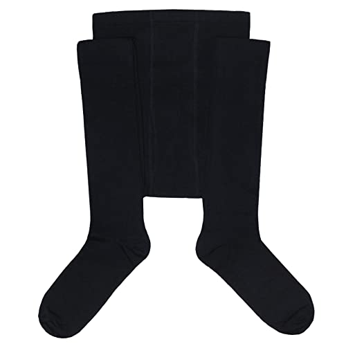 Weri Spezials Herrenstrumpfhose mit Eingrif in mehreren modischen und praktischen Farben (50-52, Schwarz) von Weri Spezials