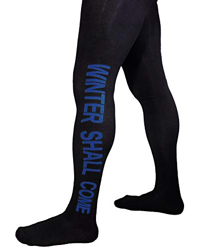 Weri Spezials Herrenstrumpfhose mit Eingriff - Winter Shell Come - in mehreren modischen und praktischen Farben (50-52, Schwarz-Kornblau) von Weri Spezials