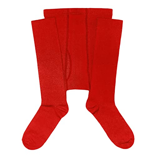 Weri Spezials Herrenstrumpfhose mit Eingriff in mehreren modischen und praktischen Farben (58-60, Rot) von Weri Spezials