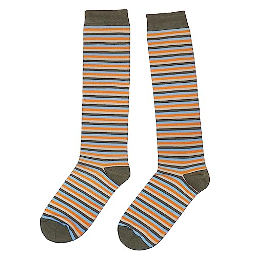 Weri Spezials Unisex Lustige Kniestrümpfe aus Baumwolle für Kinder und Erwachsene Lange Socken Reitsocken (as3, numeric, numeric_39, numeric_42, regular, Happy Ringel) von Weri Spezials