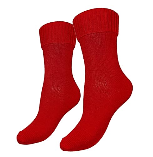 Weri Spezials Wolle Socken warme natur Damen Socke mit verschiedenen Wolleanteil und Acryl (35-38, Rubin Umschlag) von Weri Spezials