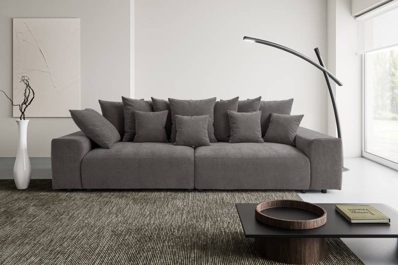 WERK2 Big-Sofa "Maxi B, Mega Sofa mit viel Platz, Breite 290 cm, pflegeleichte Bezüge" Maximaler Kuschelkomfort: XXL-Sofa mit 78 cm Sitztiefe & 12 Kissen von Werk2