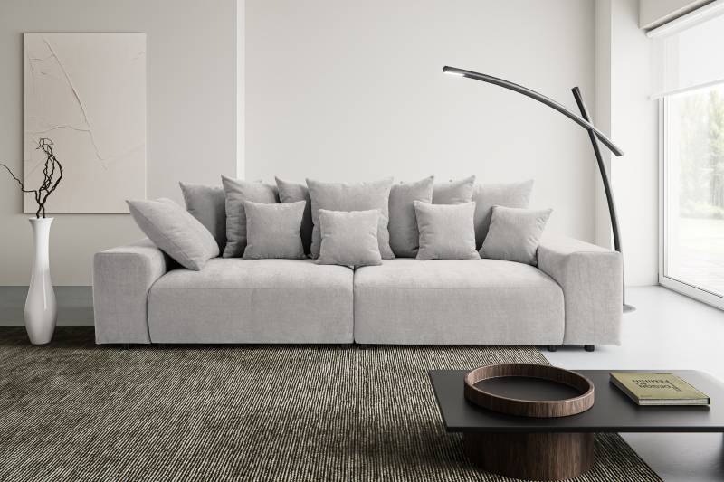 WERK2 Big-Sofa "Maxi B, Mega Sofa mit viel Platz, Breite 290 cm, pflegeleichte Bezüge" Maximaler Kuschelkomfort: XXL-Sofa mit 78 cm Sitztiefe & 12 Kissen von Werk2