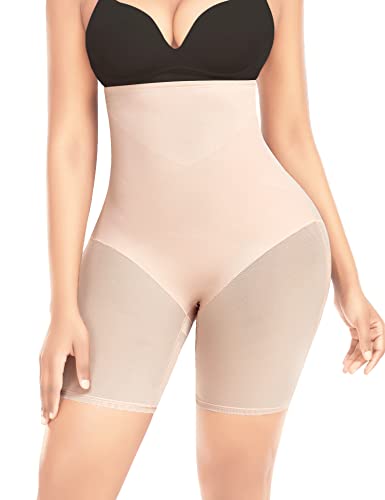 Werkiss Damen Shapewear Figurenformend Bauchkontrolle Bauchweg Unterhose Bauchkontrolle Höschen Hohe Taille Miederpants(#NC1 Beige, M) von Werkiss