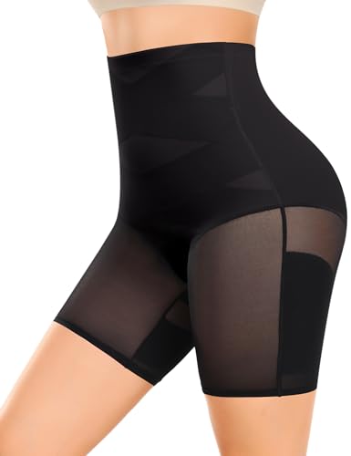 Werkiss Damen Shapewear Figurenformend Bauchkontrolle Bauchweg Unterhose Bauchkontrolle Höschen Hohe Taille Miederpants(#NC2 Schwarz, L) von Werkiss