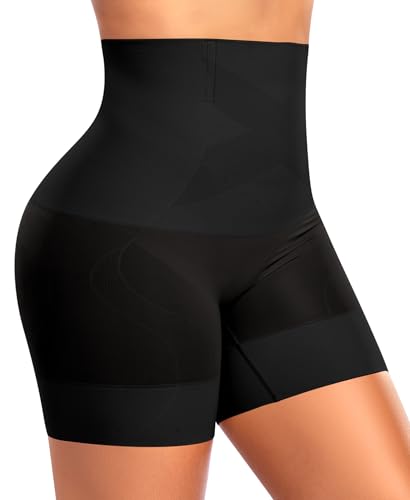 Werkiss Shapewear Damen Bauchweg Unterhose Hohe Taille Bauch Weg Shape Miederhose Figurenformend Unterwäsche Bauchkontrolle Body Shaper Leggings Miederpants(#3 Schwarz, L) von Werkiss