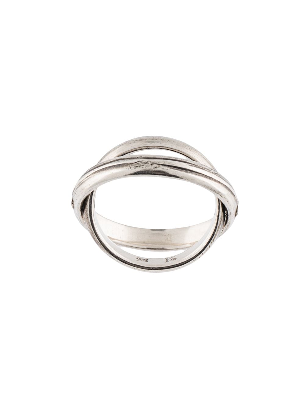 WERKSTATT:MÜNCHEN Ring im Layering-Look - Silber von WERKSTATT:MÜNCHEN