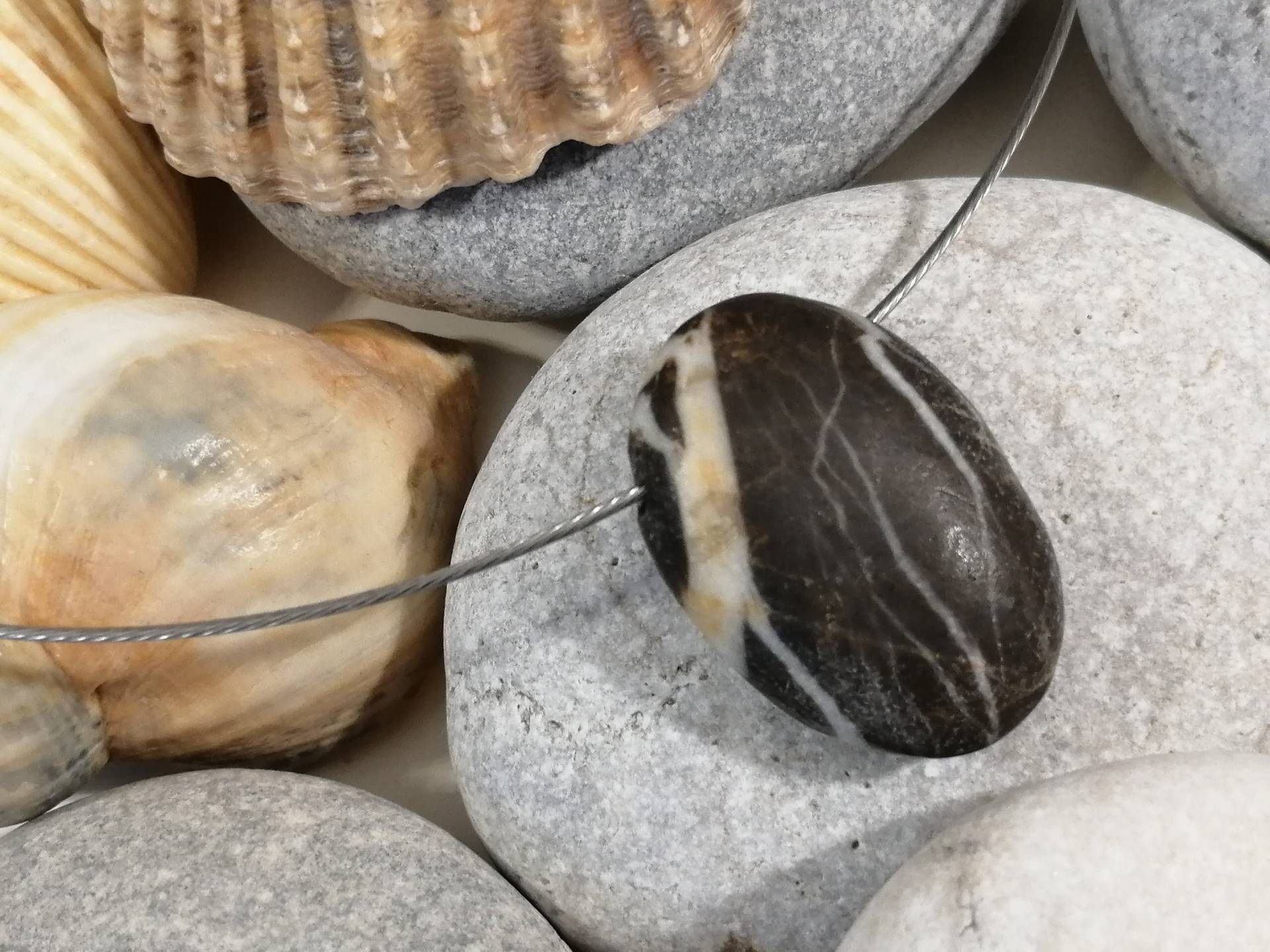 Natursteinkette Mit Toller Maserung von Werkstatt29